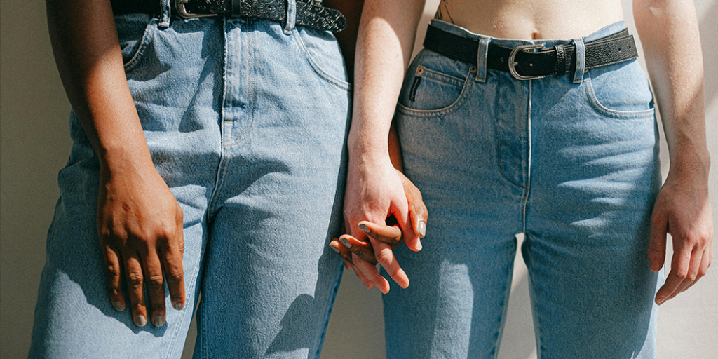 image of two people holding hands