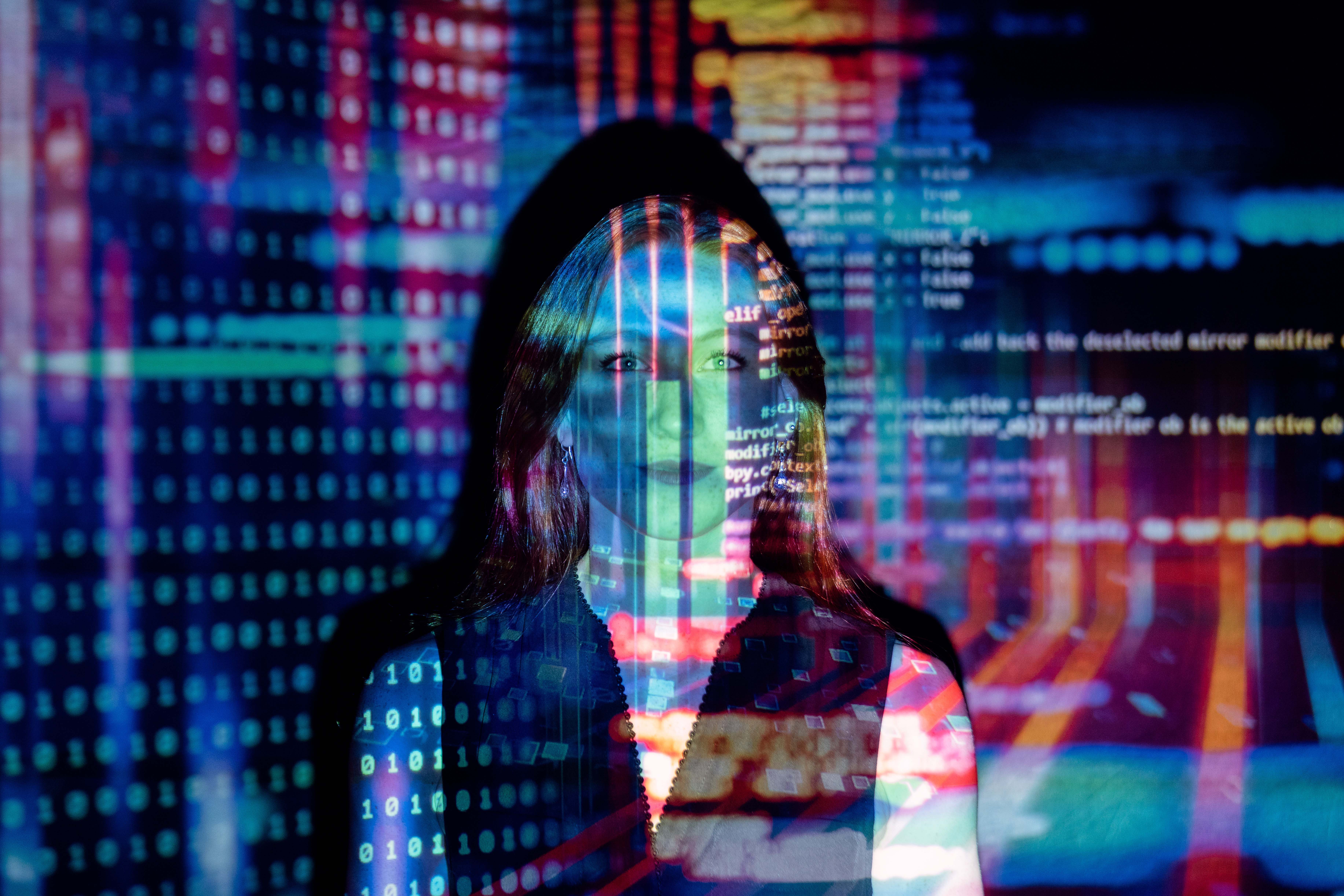 AI, woman, robot